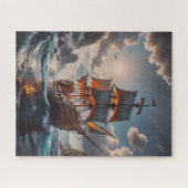 Piratenschiff Puzzle (Horizontal)