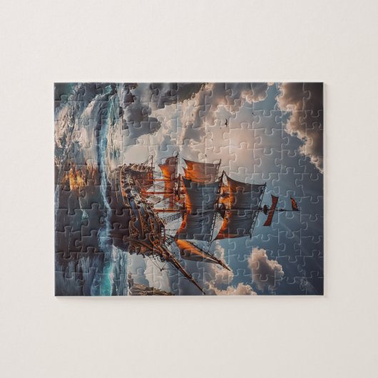 Piratenschiff Puzzle (Horizontal)