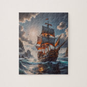 Piratenschiff Puzzle (Vertikal)