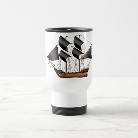 Piratenschiff Reisebecher (Mittel)