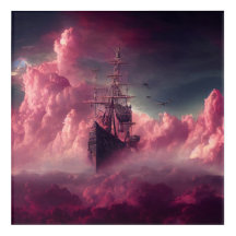 Piratenschiff "Rosa Wolken"
