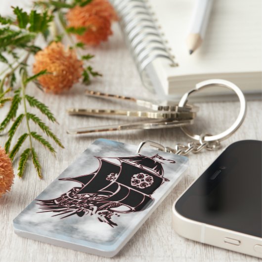 Piratenschiff Schlüsselanhänger (Vorderseite rechts)