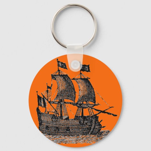 Piratenschiff Schlüsselanhänger (Vorderseite)