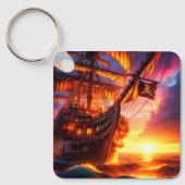 Piratenschiff Schlüsselanhänger (Vorderseite)