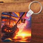 Piratenschiff Schlüsselanhänger (Rückseite)