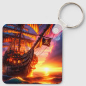 Piratenschiff Schlüsselanhänger (Rückseite)