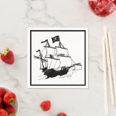Piratenschiff Serviette (Beispiel)