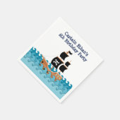 Piratenschiff Serviette (Ecke)