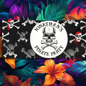 Piratenschiff-Skulls des Party Banner