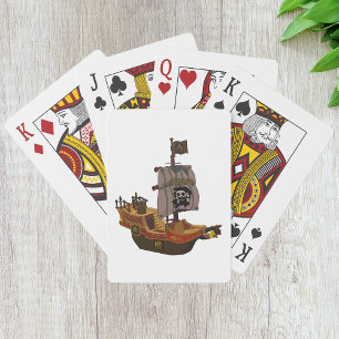 Piratenschiff Spielkarten