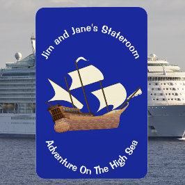Piratenschiff Stateroom Door Magnet