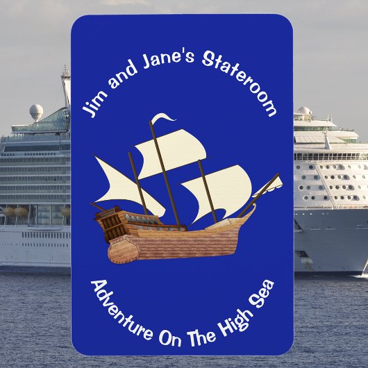 Piratenschiff Stateroom Door Magnet