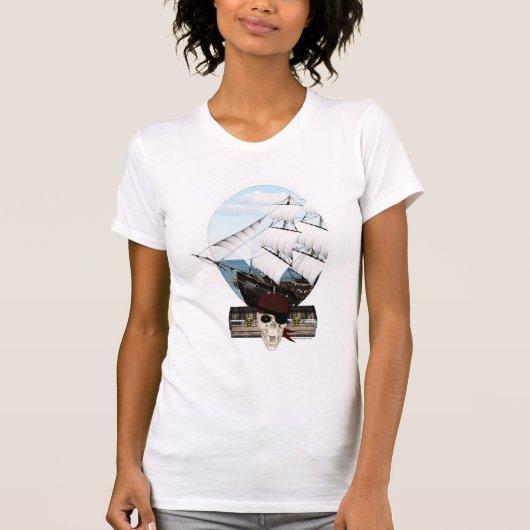 Piratenschiff T-Shirt (Vorderseite)