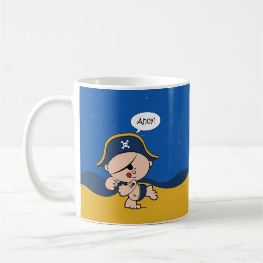 Piratenschiff-Tasse Kaffeetasse (Links)