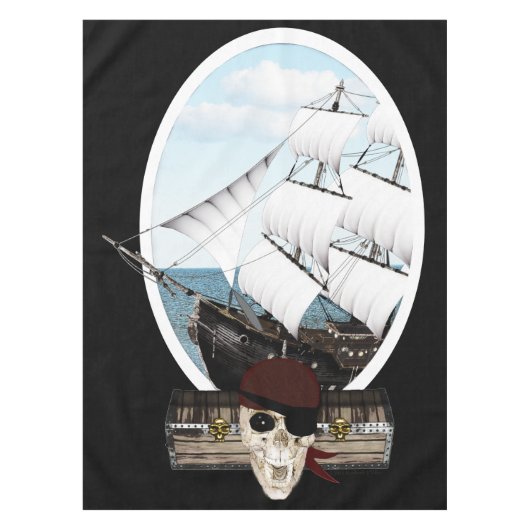 Piratenschiff Tischdecke (Vorderseite)