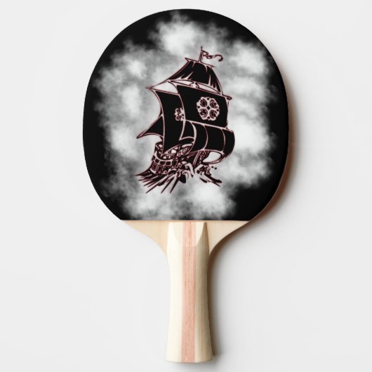 Piratenschiff Tischtennis Schläger (Rückseite)