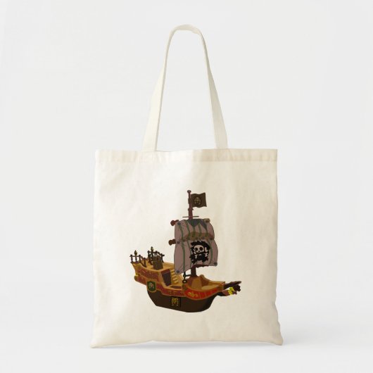Piratenschiff Tote Bag Tragetasche (Vorne)