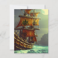 Piratenschiff-Triptych