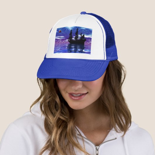 Piratenschiff Trucker Hat Truckerkappe (Beispiel)