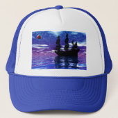 Piratenschiff Trucker Hat Truckerkappe (Vorderseite)