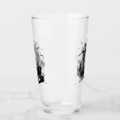 Piratenschiff und Anchor Black Silhouette Glas (Links)