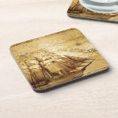 Piratenschiff Untersetzer (Linke Seite)