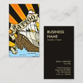 Piratenschiff Visitenkarte (Vorne/Hinten)