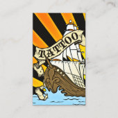 Piratenschiff Visitenkarte (Vorderseite)