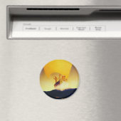 Piratenschiff - von Maxfield Parrish Magnet (In Situ (Geschirrspüler))