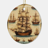 Piratenschiffe des Mittelalters Keramik Ornament (Links)