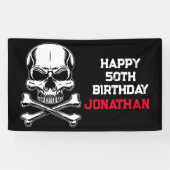 Piratenschiffe Geburtstag Banner (Horizontal)