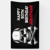 Piratenschiffe Geburtstag Banner (Vertikal)