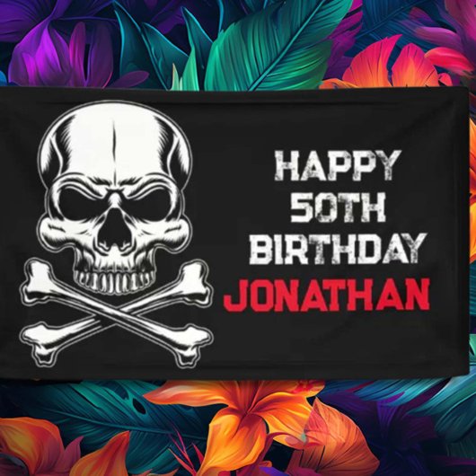 Piratenschiffe Geburtstag Banner