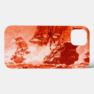 PIRATENSCHIFFSCHLACHT IN ROT Case-Mate iPhone HÜLLE