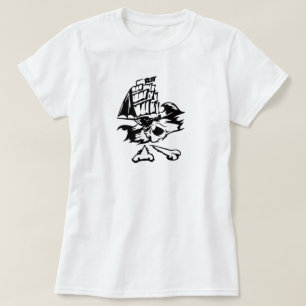 Piratenschiffwrack-Piraten-Themen-Geburtstagsfeier T-Shirt