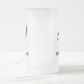 Piratenschule Mattglas Bierglas (Mittel)