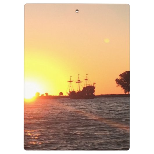 Piratenseele Klemmbrett (Rückseite)