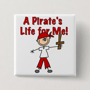 Piratenshirt und Geschenke Button