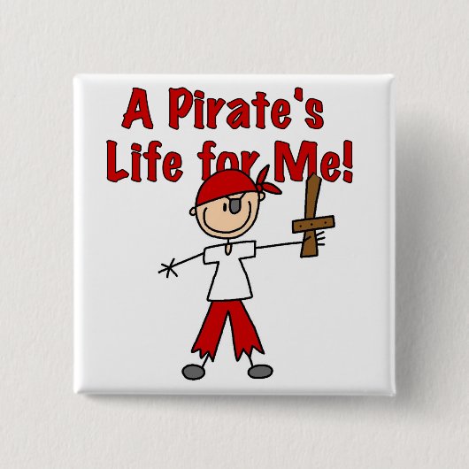 Piratenshirt und Geschenke Button (Vorderseite)