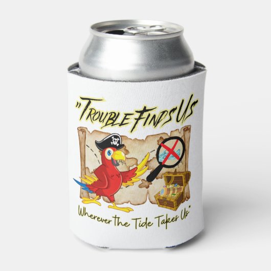 Piratensittich Dosenkühler (Kanne Vorderseite)