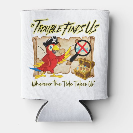 Piratensittich Dosenkühler (Vorderseite)