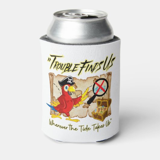 Piratensittich Dosenkühler (Kanne Rückseite)