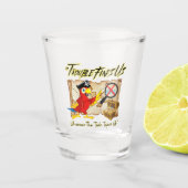Piratensittich Schnapsglas (Vorderseite)