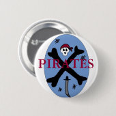 Piratenskelett Button (Vorne & Hinten)