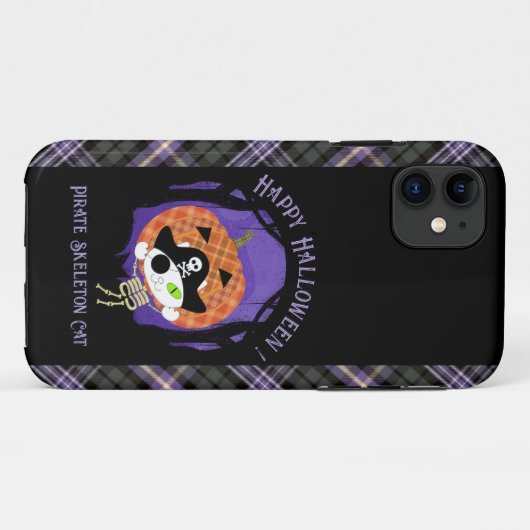 Piratenskelett Case-Mate iPhone Hülle (Rückseite (Horizontal))