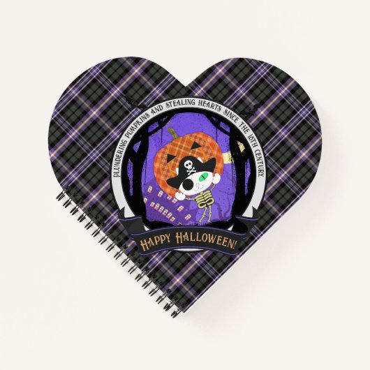 Piratenskelett Notizblock (Vorderseite)