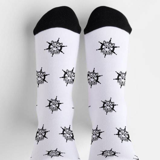 Piratensocken Socken (Oben)