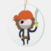 Piratenstereotyp Keramik Ornament (Links)