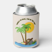 Piratenstrand Dosenkühler (Kanne Vorderseite)