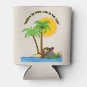 Piratenstrand Dosenkühler (Vorderseite)